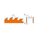 CMT 213.040.10 GENERAL PURPOSE 10”x0.126”/0.098”x5/8’’ T=40 ATB